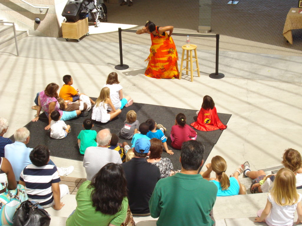 Ina performs at the Skirball